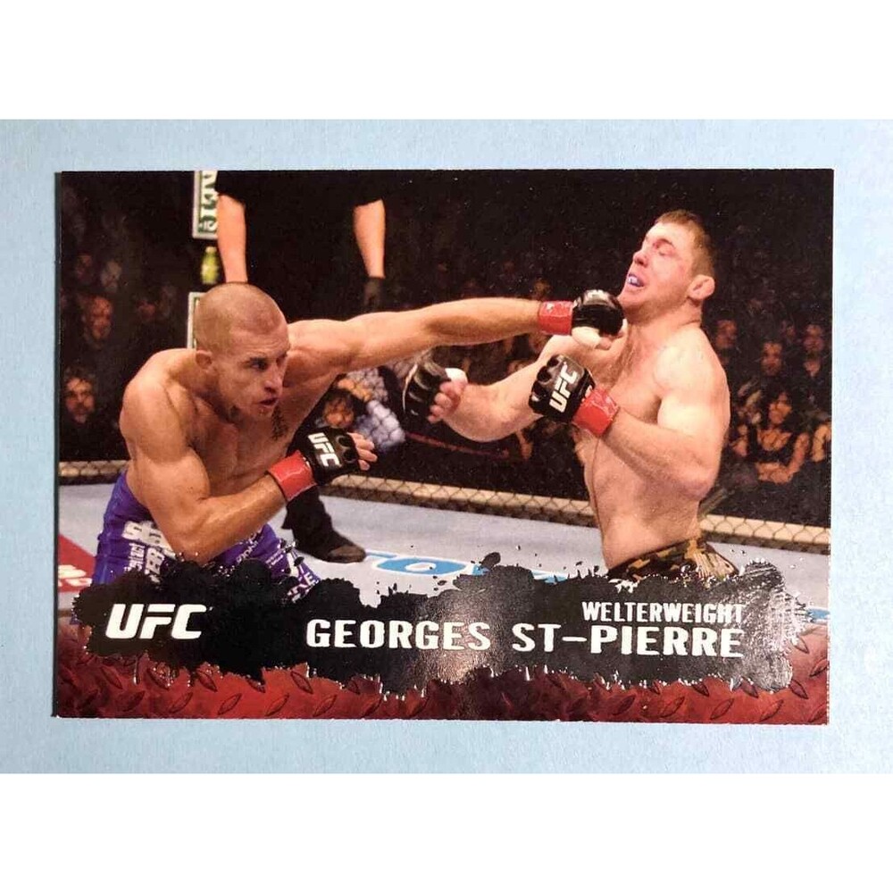 2009 Topps UFC Round 2 ,GEORGES ST-PIERRE , Rookie Year, 2nd Card #100